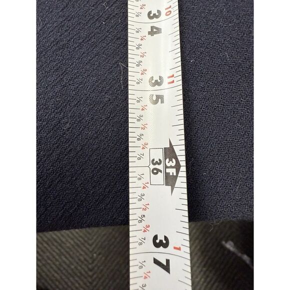 J.Crew Double Cloth Wool Blend Coat 4 Black Italy Fabric Button Front Tailored - Picture 14 of 16